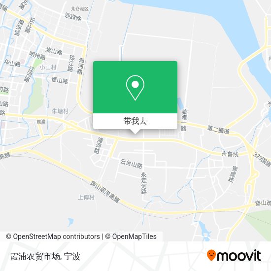 霞浦农贸市场地图