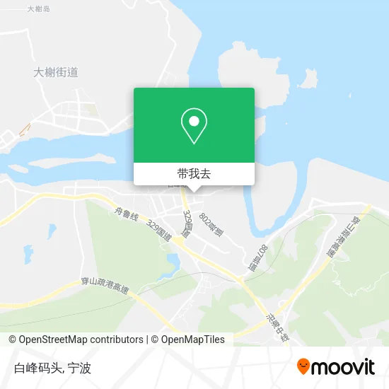 白峰码头地图