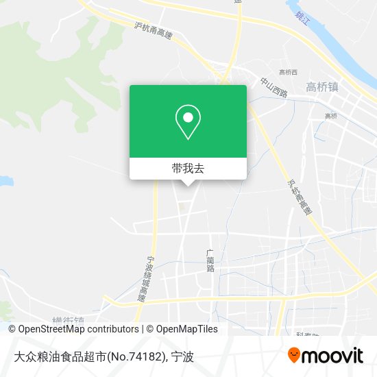 大众粮油食品超市(No.74182)地图