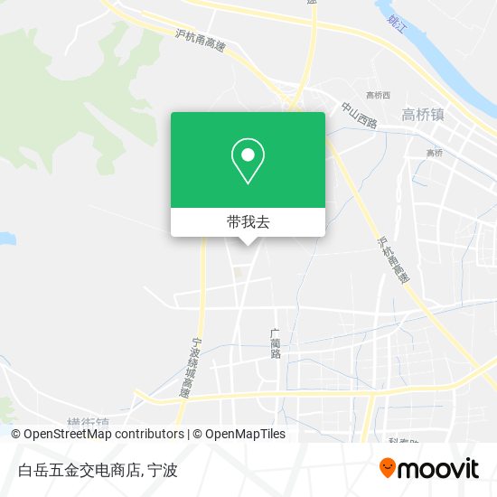白岳五金交电商店地图
