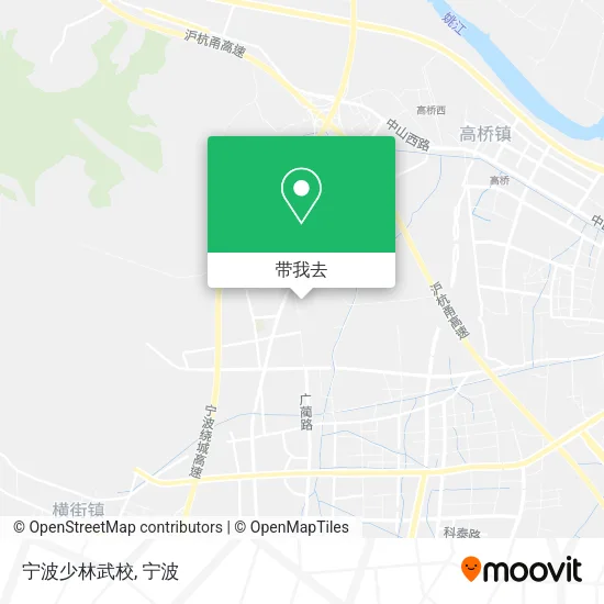 宁波少林武校地图
