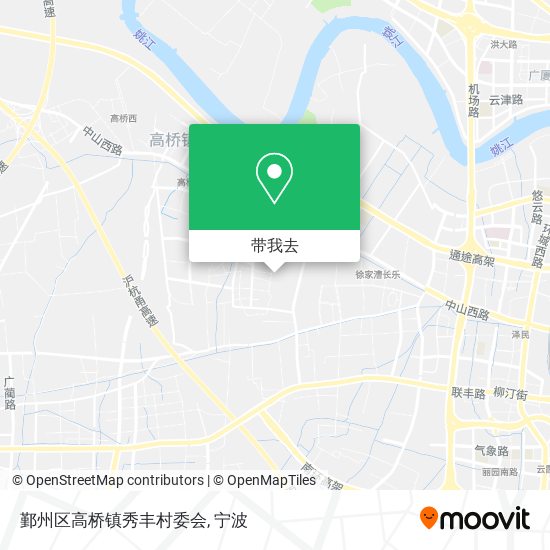 鄞州区高桥镇秀丰村委会地图