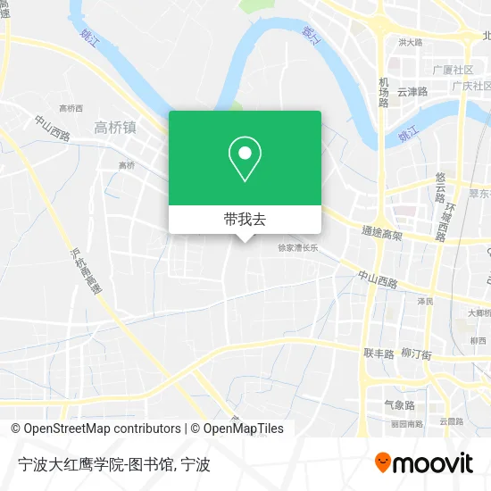 宁波大红鹰学院-图书馆地图