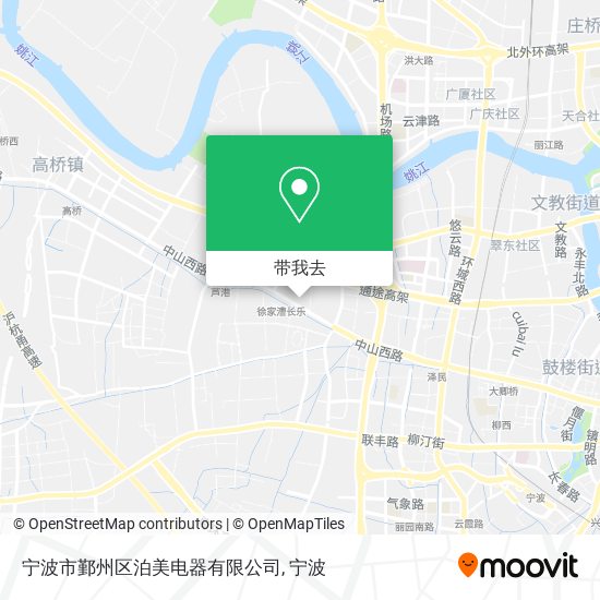 宁波市鄞州区泊美电器有限公司地图