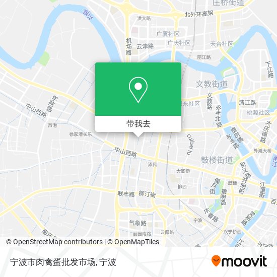 宁波市肉禽蛋批发市场地图