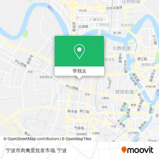 宁波市肉禽蛋批发市场地图