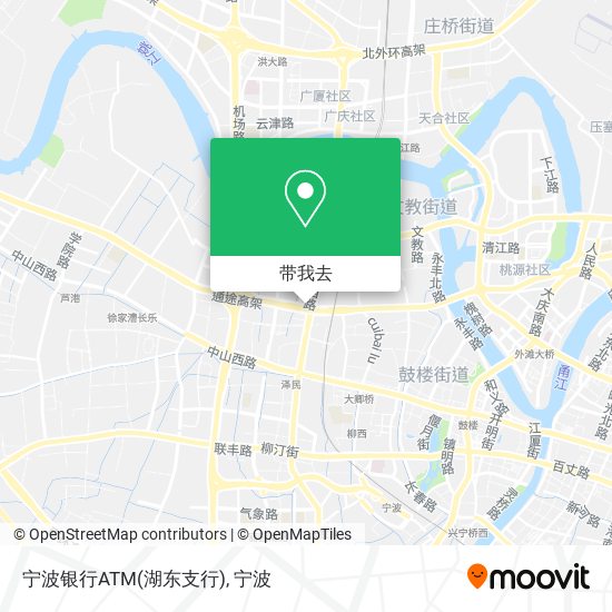 宁波银行ATM(湖东支行)地图