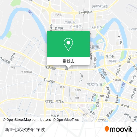 新亚七彩水族馆地图