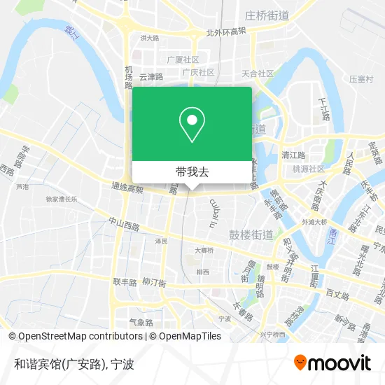 和谐宾馆(广安路)地图