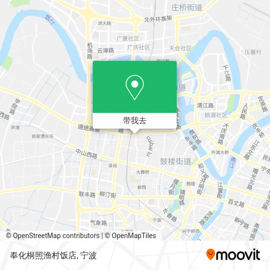 奉化桐照渔村饭店地图
