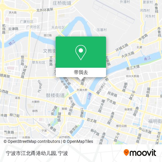 宁波市江北甬港幼儿园地图