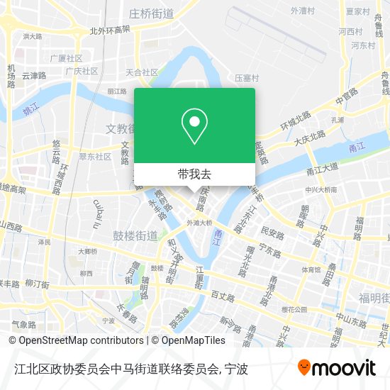 江北区政协委员会中马街道联络委员会地图