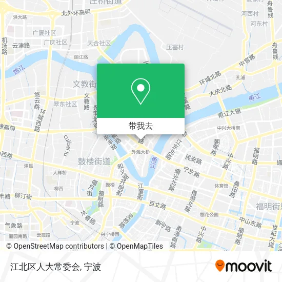 江北区人大常委会地图