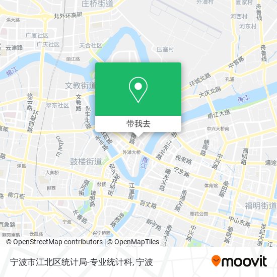 宁波市江北区统计局-专业统计科地图