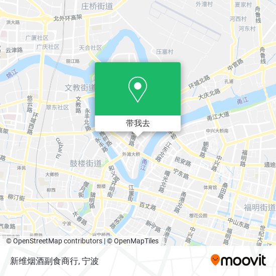 新维烟酒副食商行地图