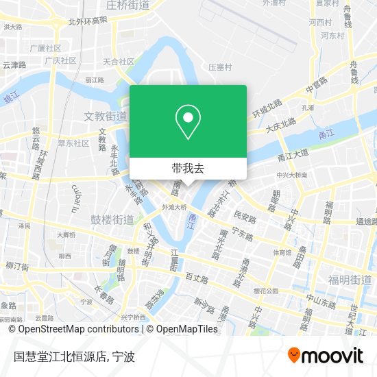 国慧堂江北恒源店地图