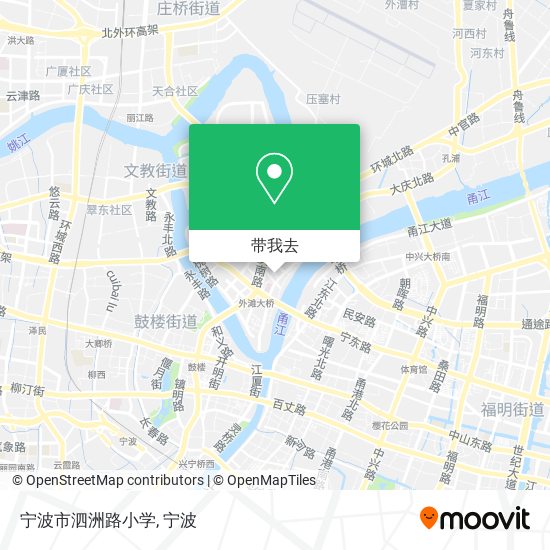 宁波市泗洲路小学地图