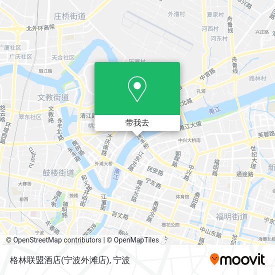 格林联盟酒店(宁波外滩店)地图
