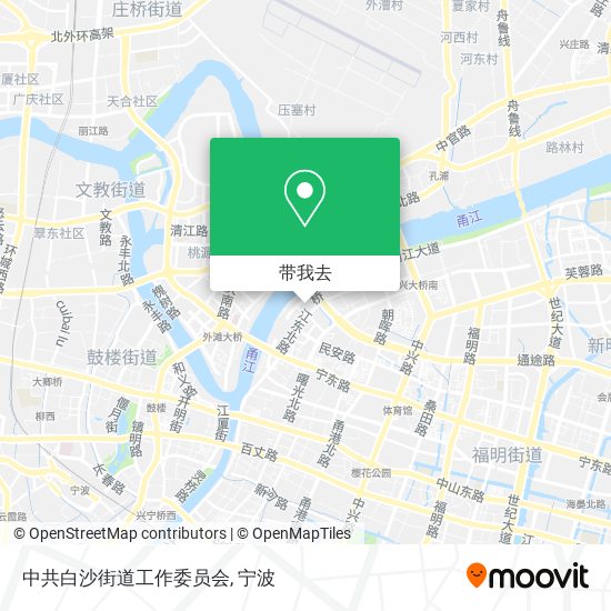 中共白沙街道工作委员会地图