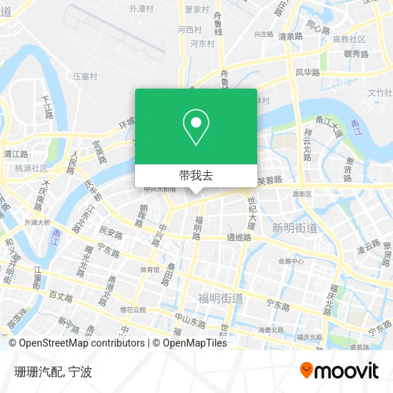 珊珊汽配地图