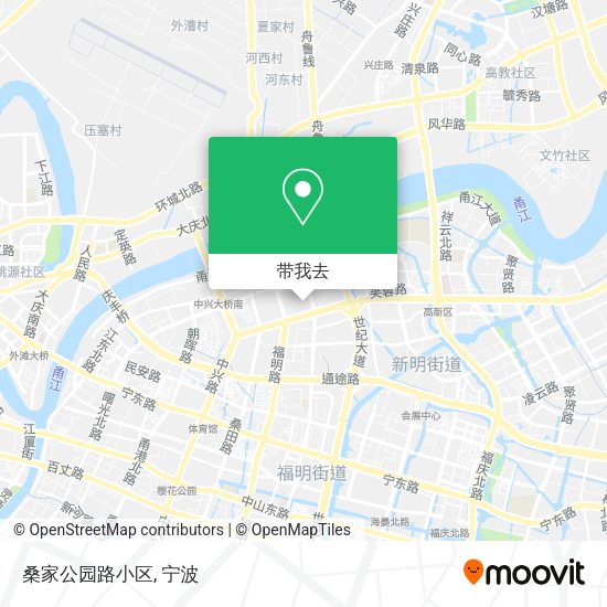桑家公园路小区地图