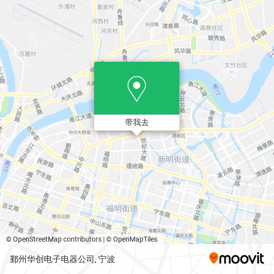 鄞州华创电子电器公司地图