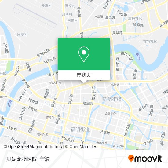 贝妮宠物医院地图