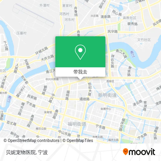 贝妮宠物医院地图
