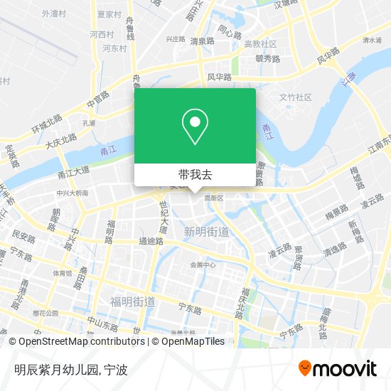 明辰紫月幼儿园地图