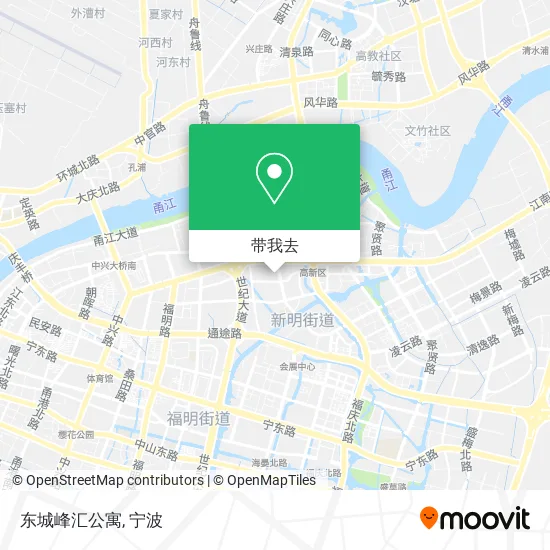 东城峰汇公寓地图