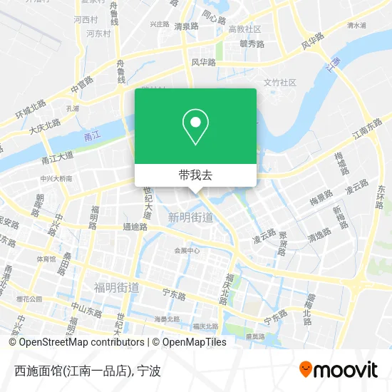 西施面馆(江南一品店)地图