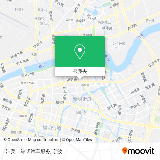 洁美一站式汽车服务地图