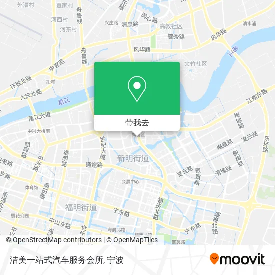 洁美一站式汽车服务会所地图