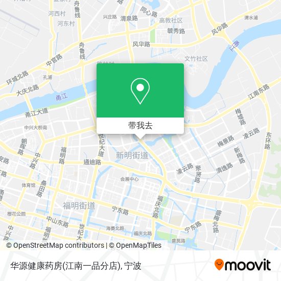 华源健康药房(江南一品分店)地图