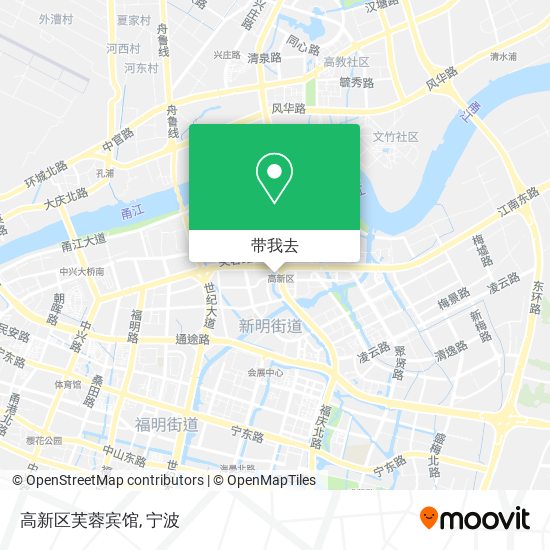 高新区芙蓉宾馆地图