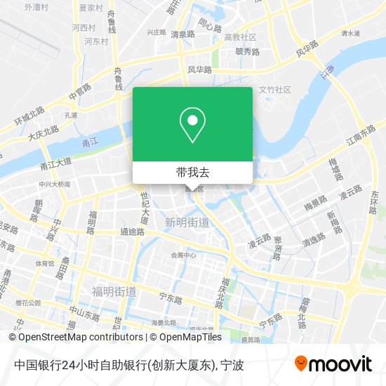 中国银行24小时自助银行(创新大厦东)地图