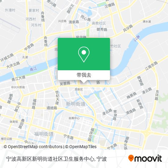 宁波高新区新明街道社区卫生服务中心地图