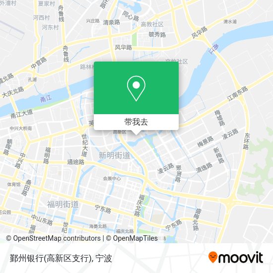 鄞州银行(高新区支行)地图