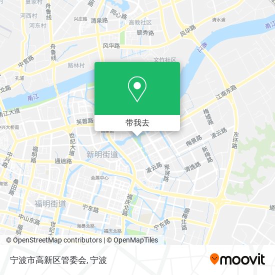 宁波市高新区管委会地图