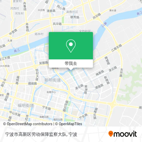 宁波市高新区劳动保障监察大队地图