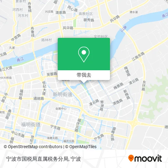 宁波市国税局直属税务分局地图