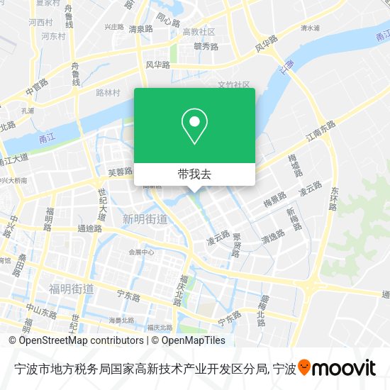 宁波市地方税务局国家高新技术产业开发区分局地图