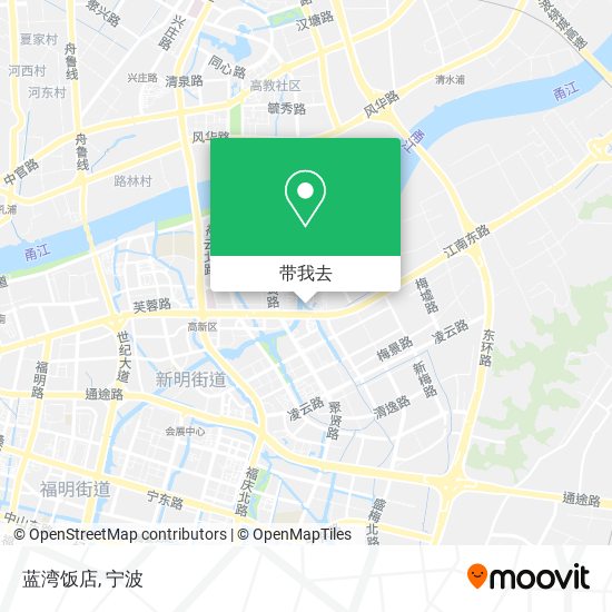 蓝湾饭店地图
