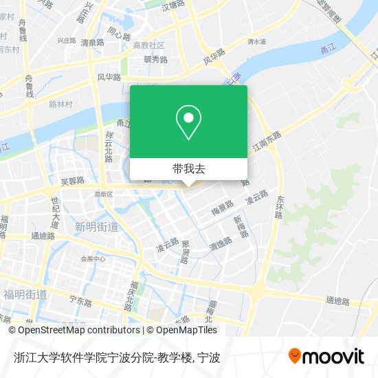 浙江大学软件学院宁波分院-教学楼地图