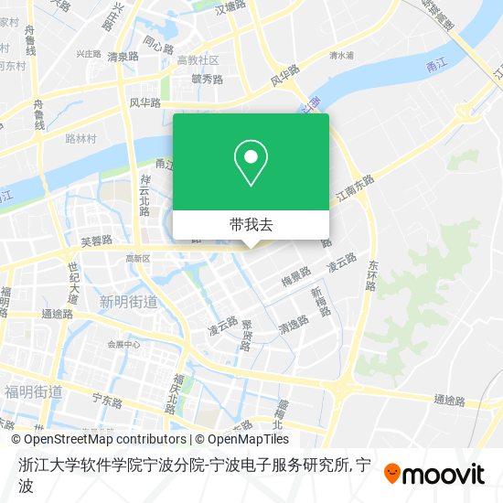 浙江大学软件学院宁波分院-宁波电子服务研究所地图