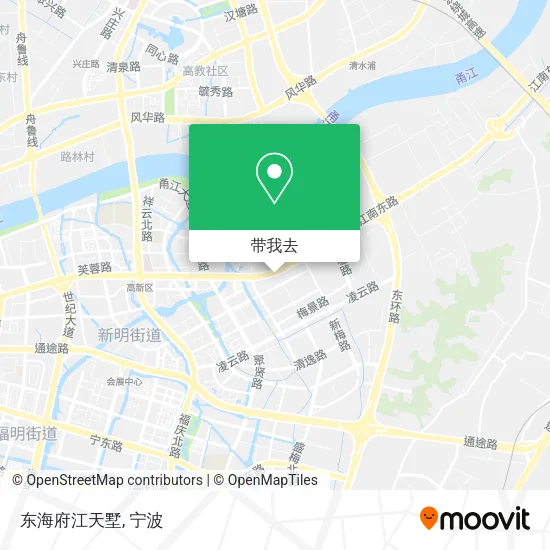 东海府江天墅地图