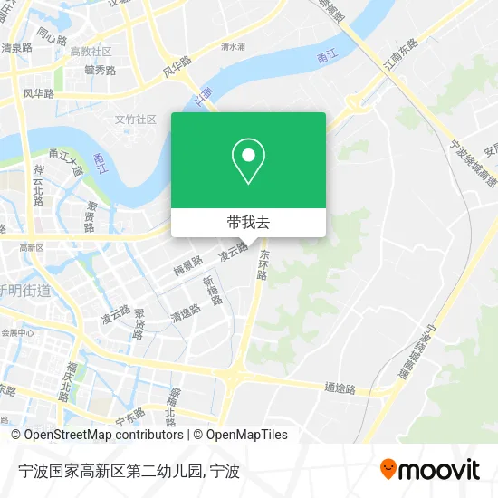 宁波国家高新区第二幼儿园地图