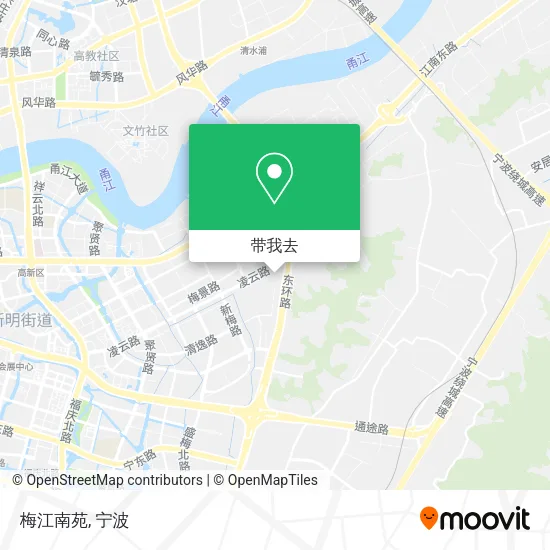 梅江南苑地图