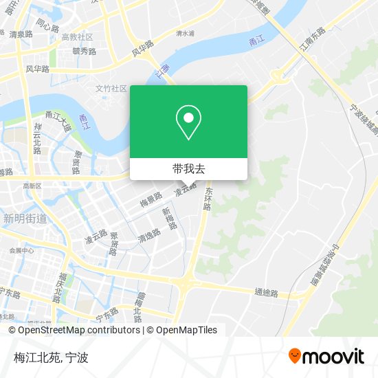梅江北苑地图