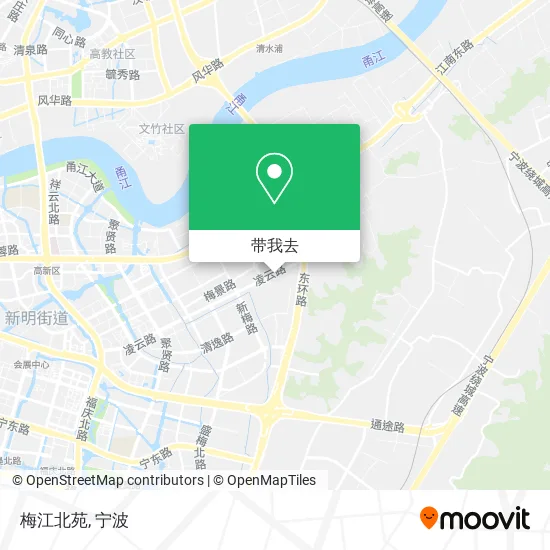 梅江北苑地图